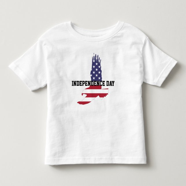 Independence Day Eagle Toddler T-Shirt (Front)