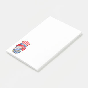 Independence Day Gnome Post-it Notes