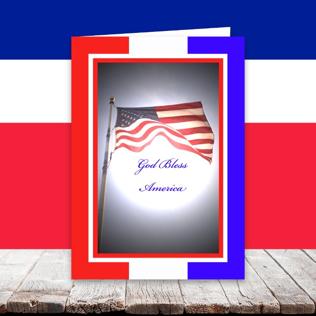 Independence Day Greeting Card - God Bless America (Creator Uploaded)