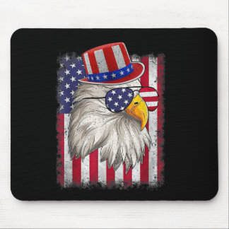 Independence Day Happy 4th Of July Design Vintage  Mouse Pad