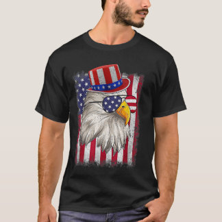 Independence Day Happy 4th Of July Design Vintage  T-Shirt