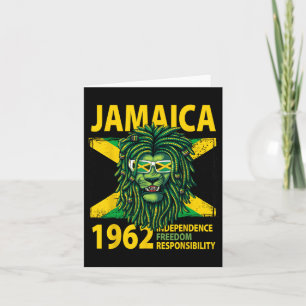 Independence Day Idea For Kids & Jamaican Flag Card
