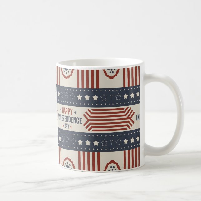 Independence Day & July 4 Gift Idea Coffee Mug (Right)