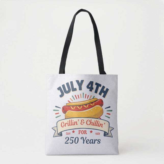 Independence Day July 4th Unique Tote Bag (Front)