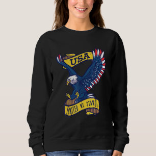 Independence Day July 4th United We Stand Patrioti Sweatshirt
