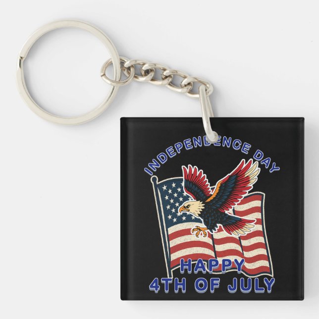 Independence day key ring (Front)