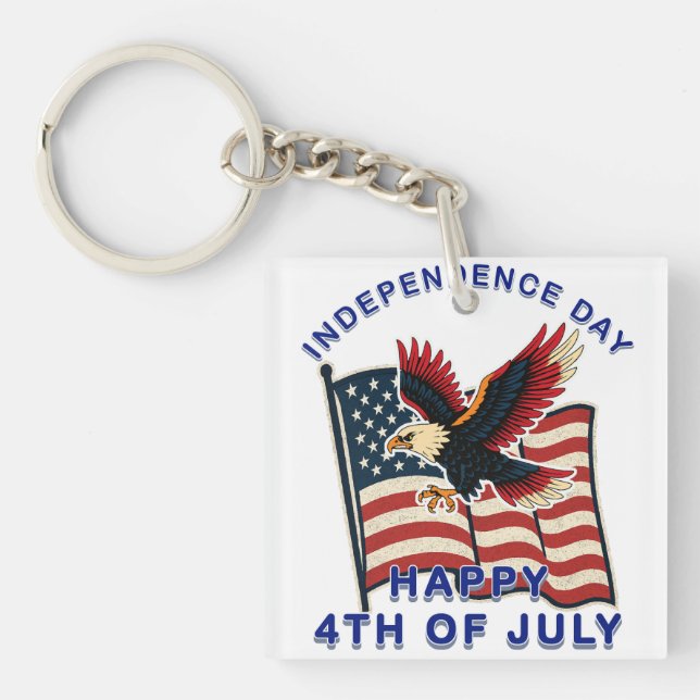 Independence day key ring (Front)