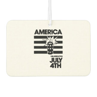 Independence day of America Car Air Freshener