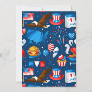 independence day party invitation