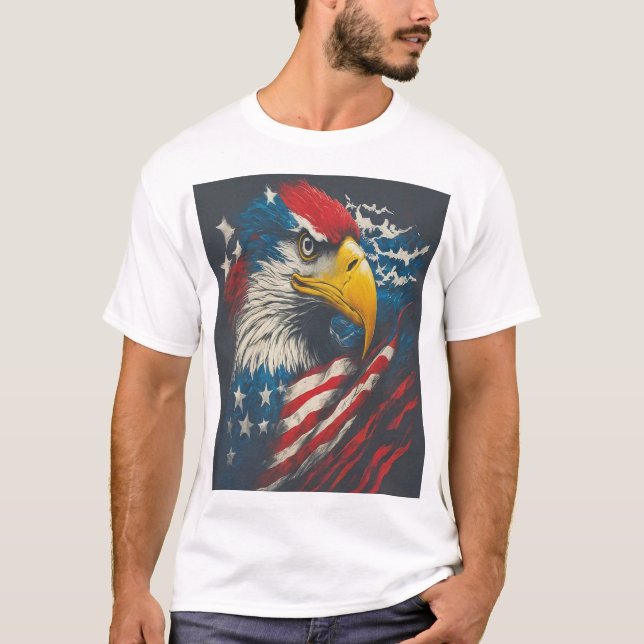 Independence day patriotic t shirt (Front)