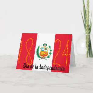Independence Day Peru Card