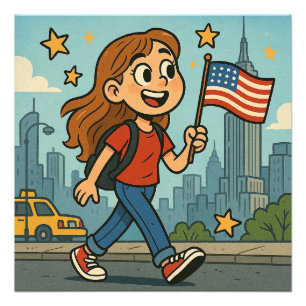 Independence day photo print