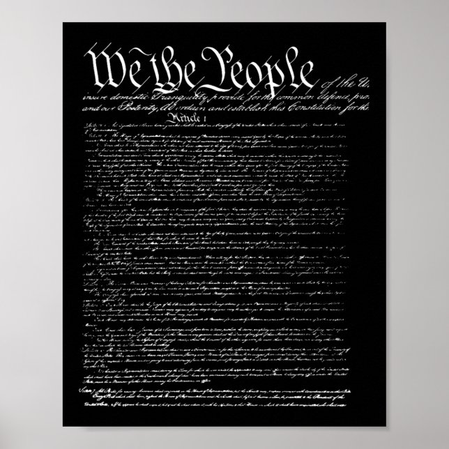 Independence Day Preamble Of The Constitution We T Poster (Front)