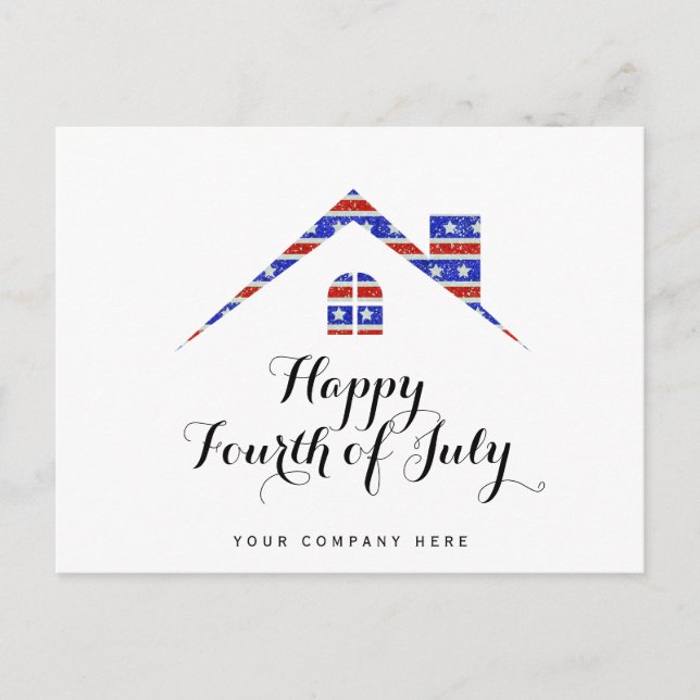 Independence Day Realty Promotional  Postcard (Front)