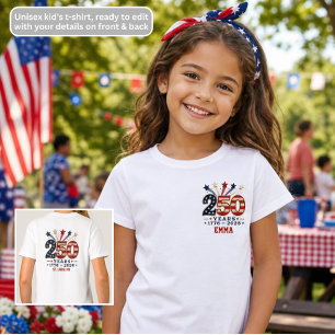 Independence Day Semiquincentennial 1776-2026 Kids T-Shirt