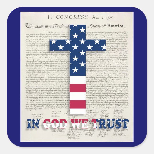 Independence Day Sticker (Front)