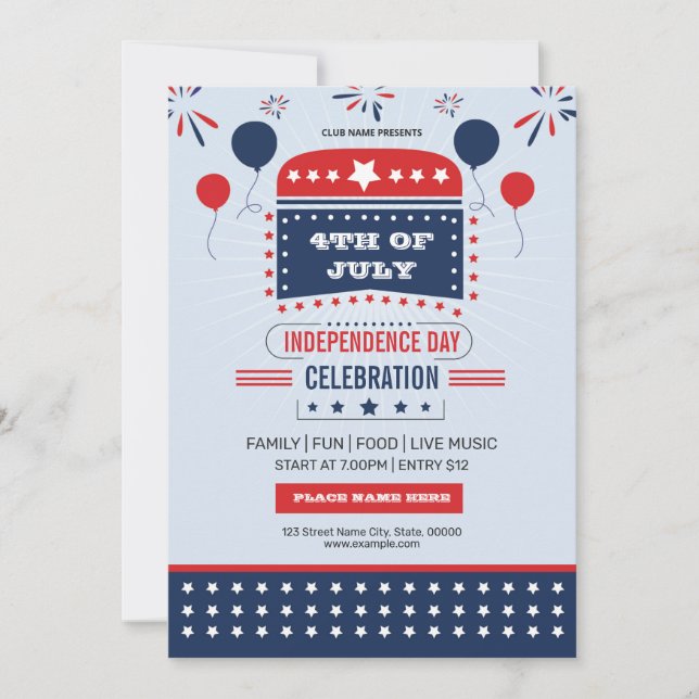 Independence Day Template (Front)