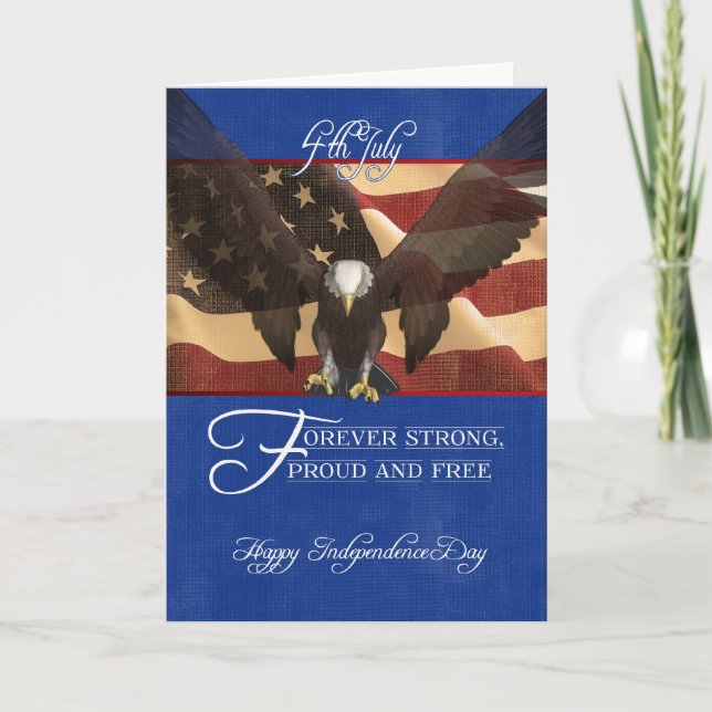 Independence Day, the Fourth of July, 4th July, Card (Front)