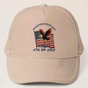 Independence day trucker hat
