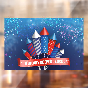Independence Day Window Cling