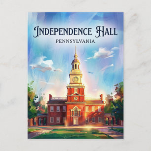Independence Hall Pennsylvania Postcard