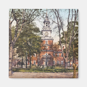 Independence Hall Philadelphia, PA 1900 Vintage Magnet