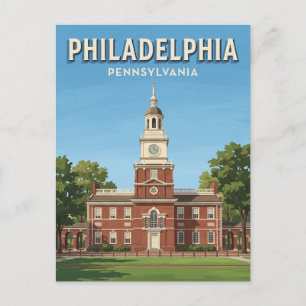 Independence Hall Philadelphia Pennsylvania Postcard
