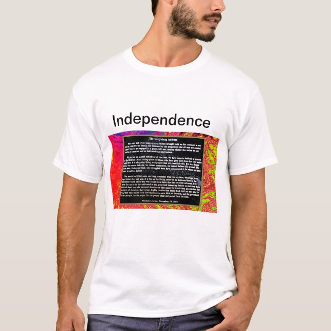 Independence  jGibney Zazzle Men's Basic T-Shirt l (Front)