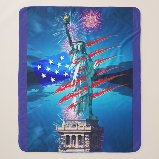 INDEPENDENCE SHERPA BLANKET (Front)