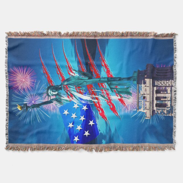INDEPENDENCE THROW BLANKET (Front)