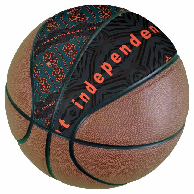 Independent and Proud! Basketball (Angled)