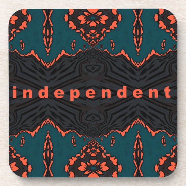 Independent and proud coaster (Front)