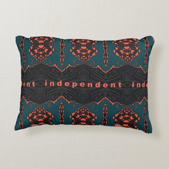 Independent and Proud! Decorative Cushion (Back)