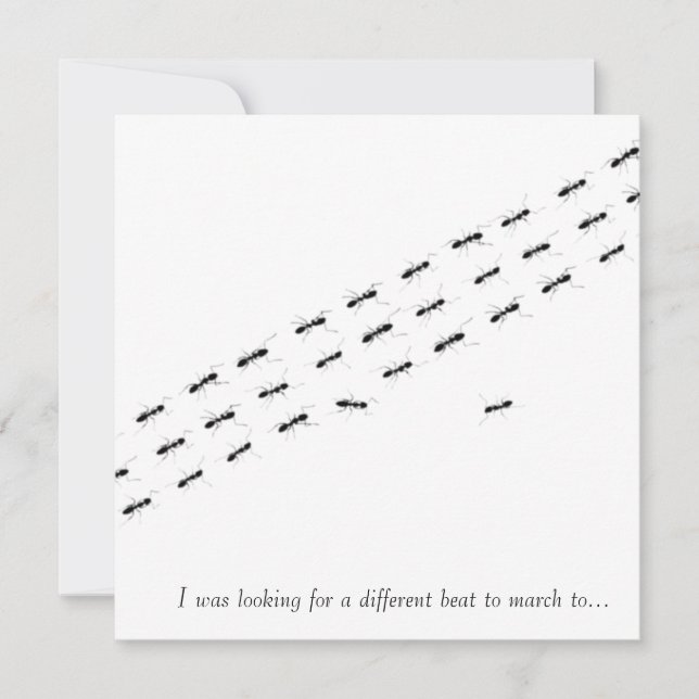 Independent Ants Postcard (Front)