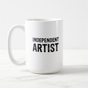 Independent artist coffee mug