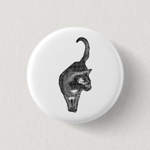 Independent Cat Flair 3 Cm Round Badge