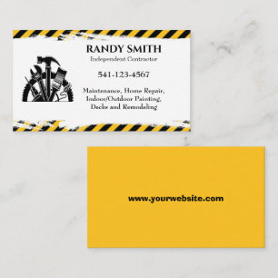 Independent Contractor Business Card
