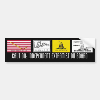 Independent Extremist Bumper Sticker