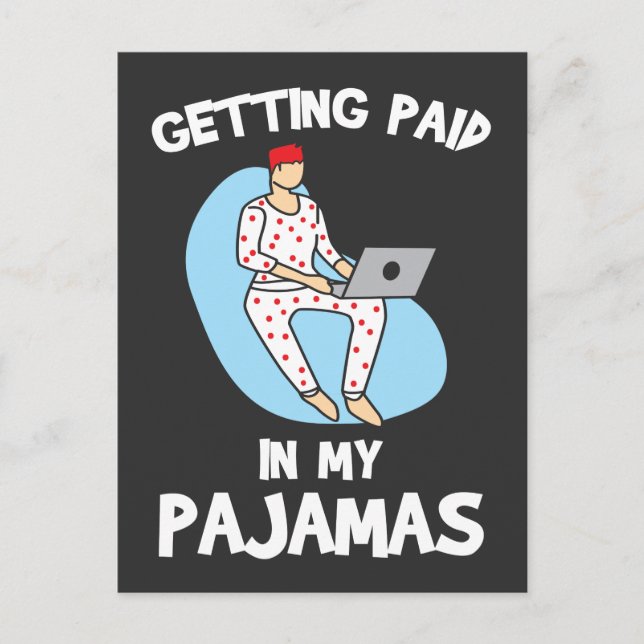 Independent Freelancer Own Boss self employed Postcard (Front)