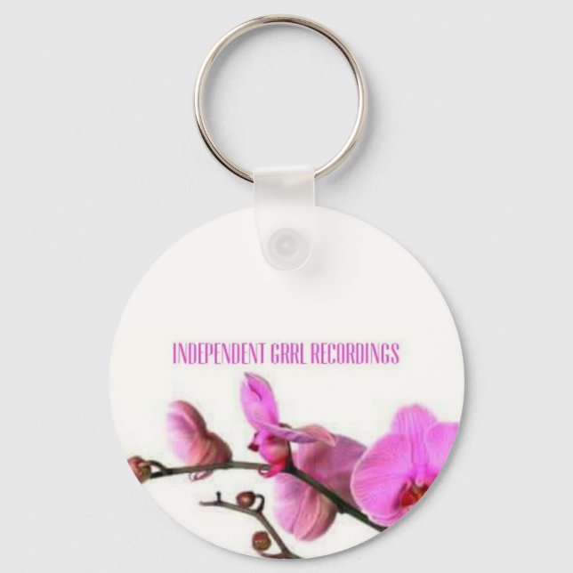 Independent Grrl Recordings Keychain (Front)