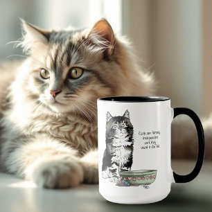 Independent Kitten Bowl Funny Mug