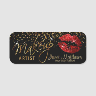 Independent Representative - Red Lips Name Tag