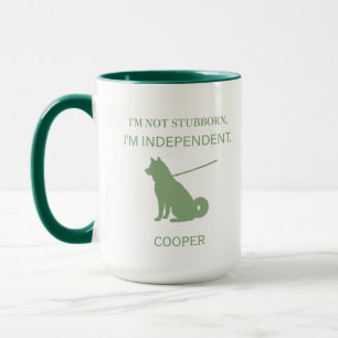 Independent Shiba Inu Dog Mum Custom Mug