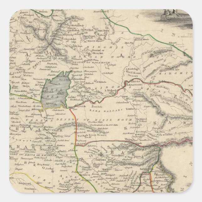 Independent Tartary Square Sticker (Front)