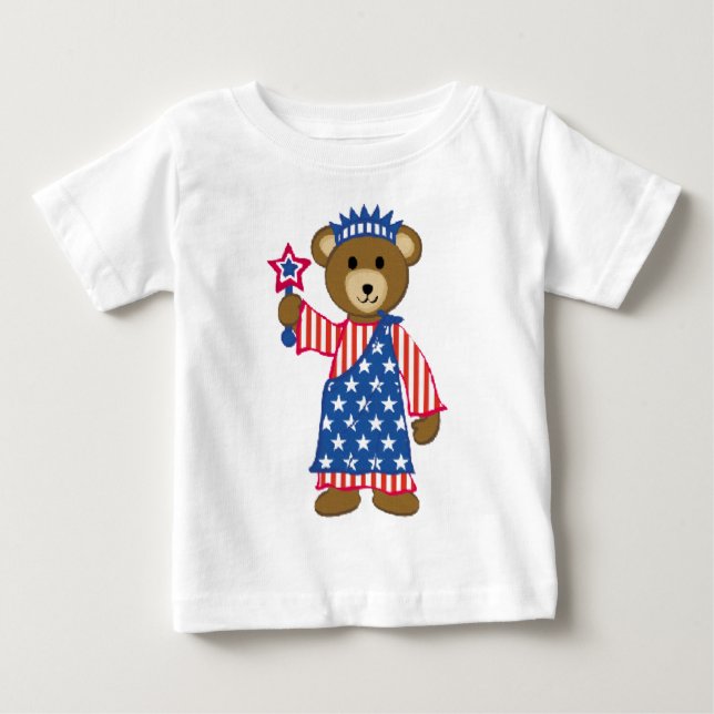 Indepependence Bear Infant Shirt (Front)