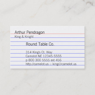 Index Card