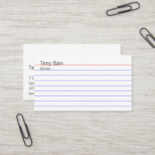 Index Card