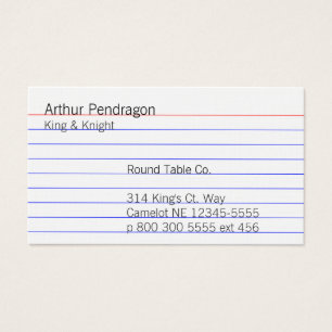 Index Card
