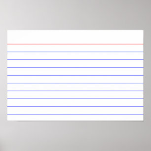 Index Card Poster