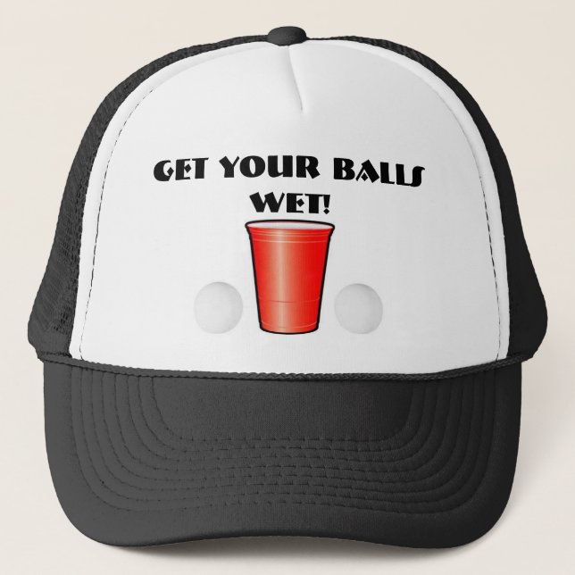 index, index, images1, Get Your Balls Wet! Trucker Hat (Front)